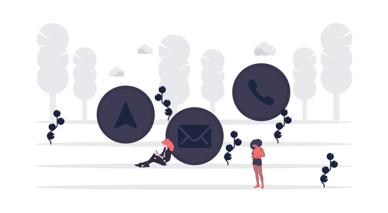 Contact Us Illustration